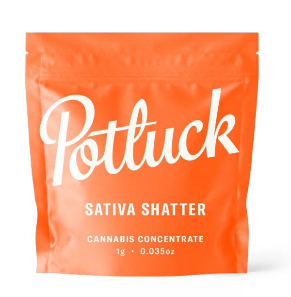 Potluck - Sativa Shatter - cannabis Concentrate | Kush Station Canada