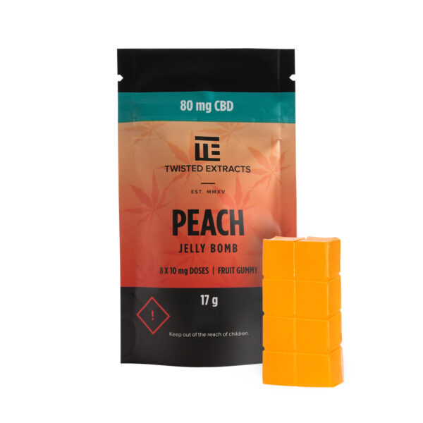 Twisted Extracts – Peach Jelly Bombs – CBD | Kush Station Canada